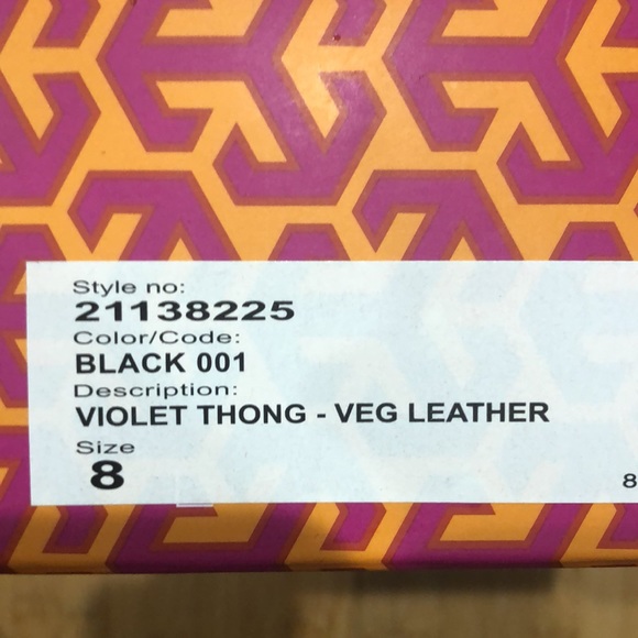 Tory Burch Violet Leather Sandals - Picture 6 of 6